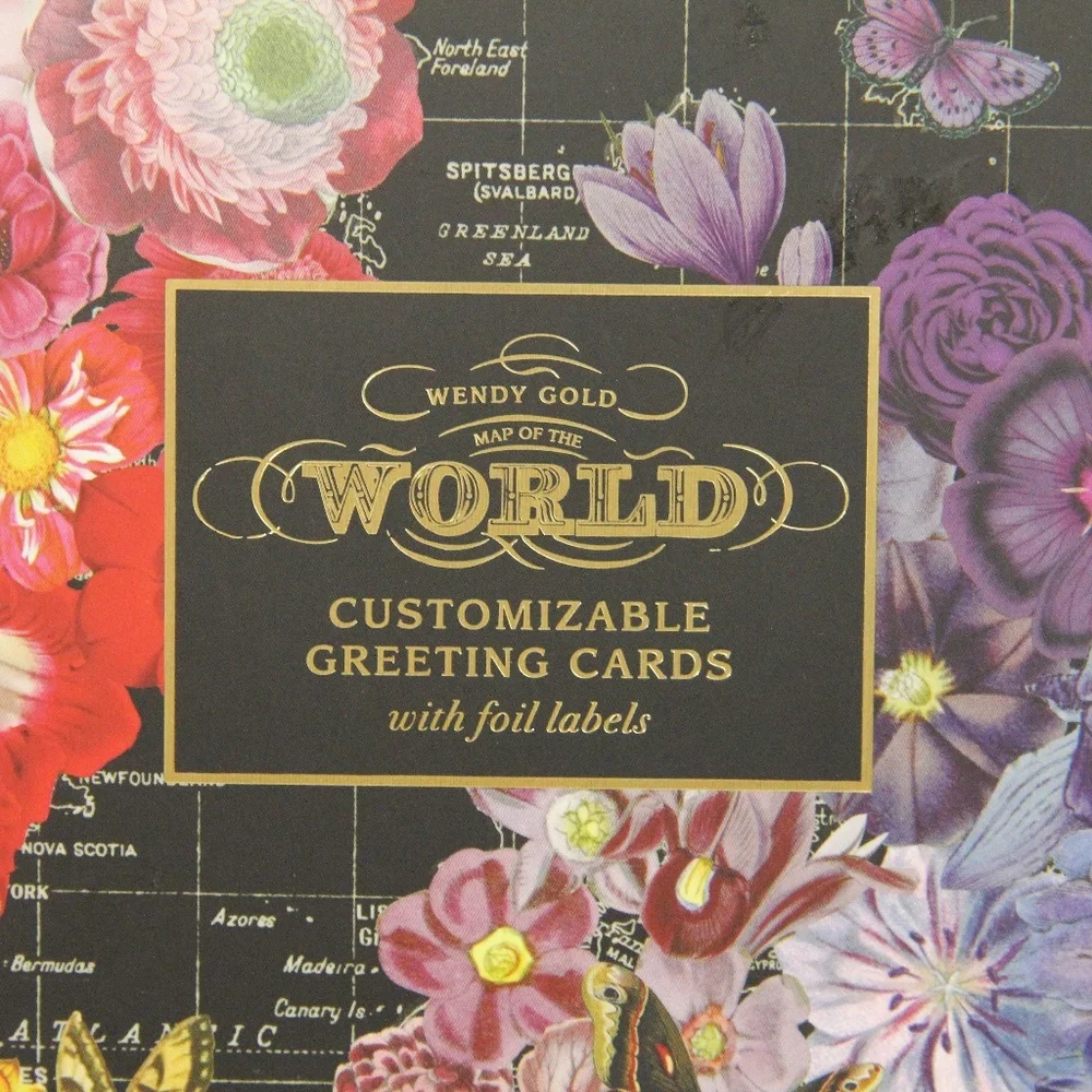 Galison Notecard Set New Women Gift 12 Floral Greeting Cards Colorful